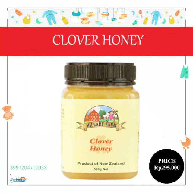 

Hillary Farm Clover Honey 500GR