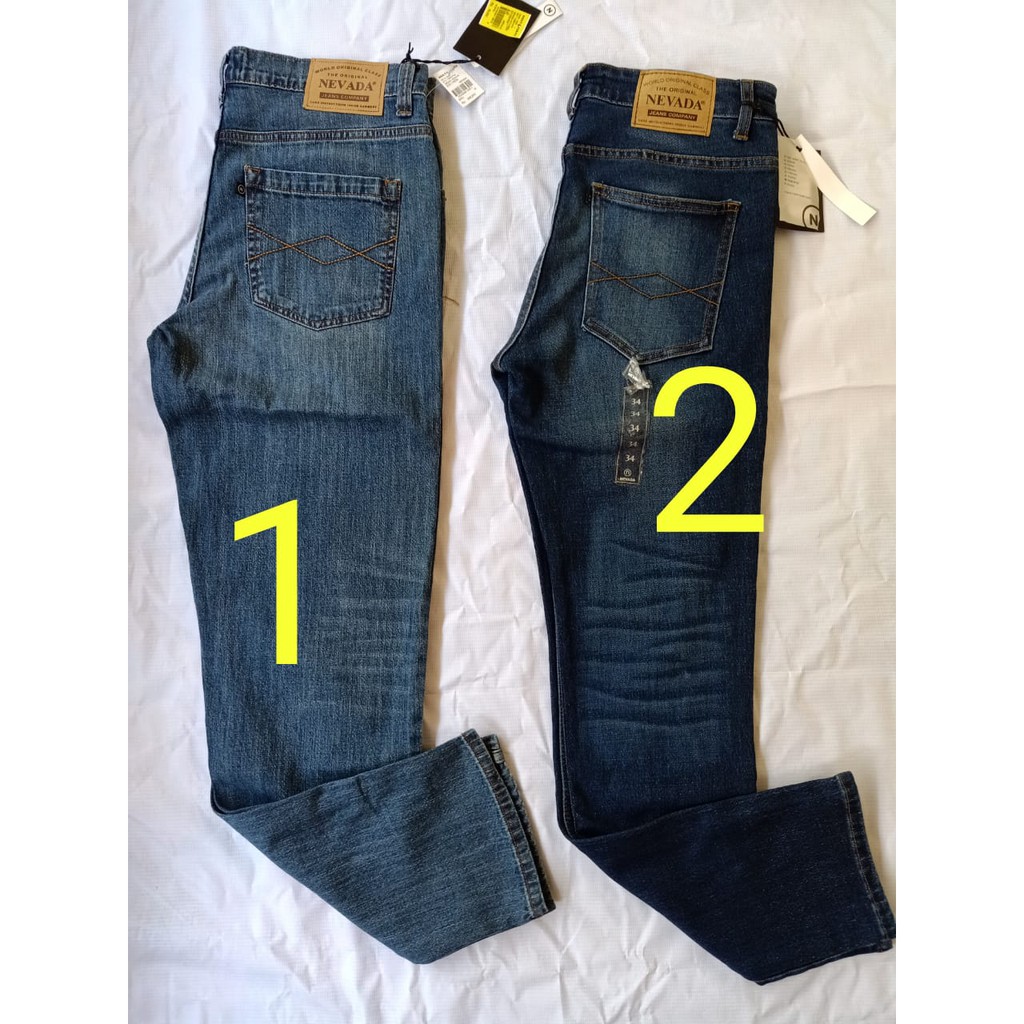 28 31 32 33 34 Celana  JEANS Slim Fit JeanS Pria  Nevada  