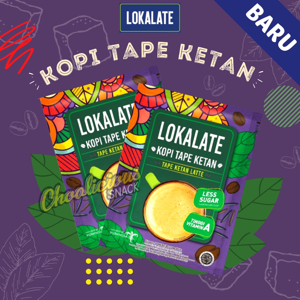LOKALATE Kopi Tape Ketan - Tape Ketan Latte 15 gram