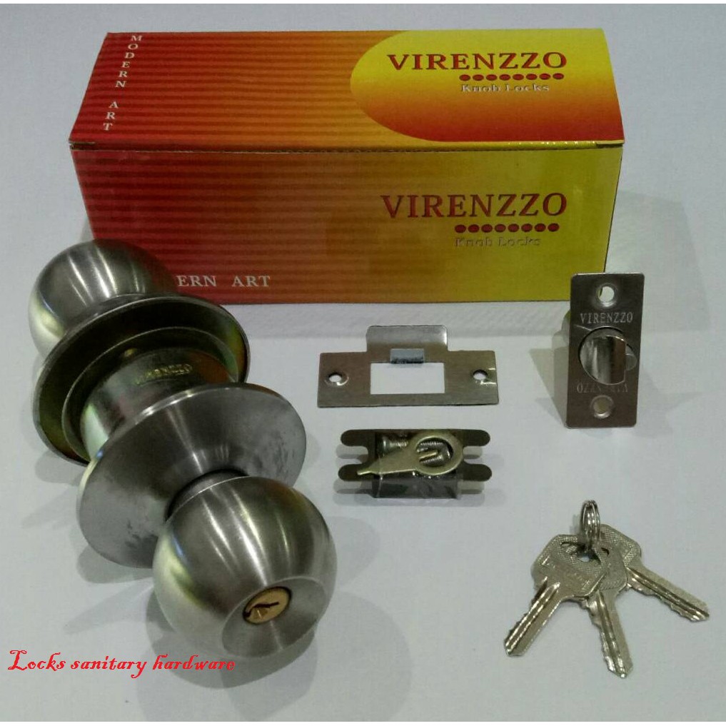 Kunci Bulat VIRENZZO | Handle Pintu Kamar Mandi | Handle Gagang Bulat