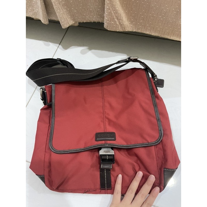 Tas Coach Messenger Bag Pria (Preloved)