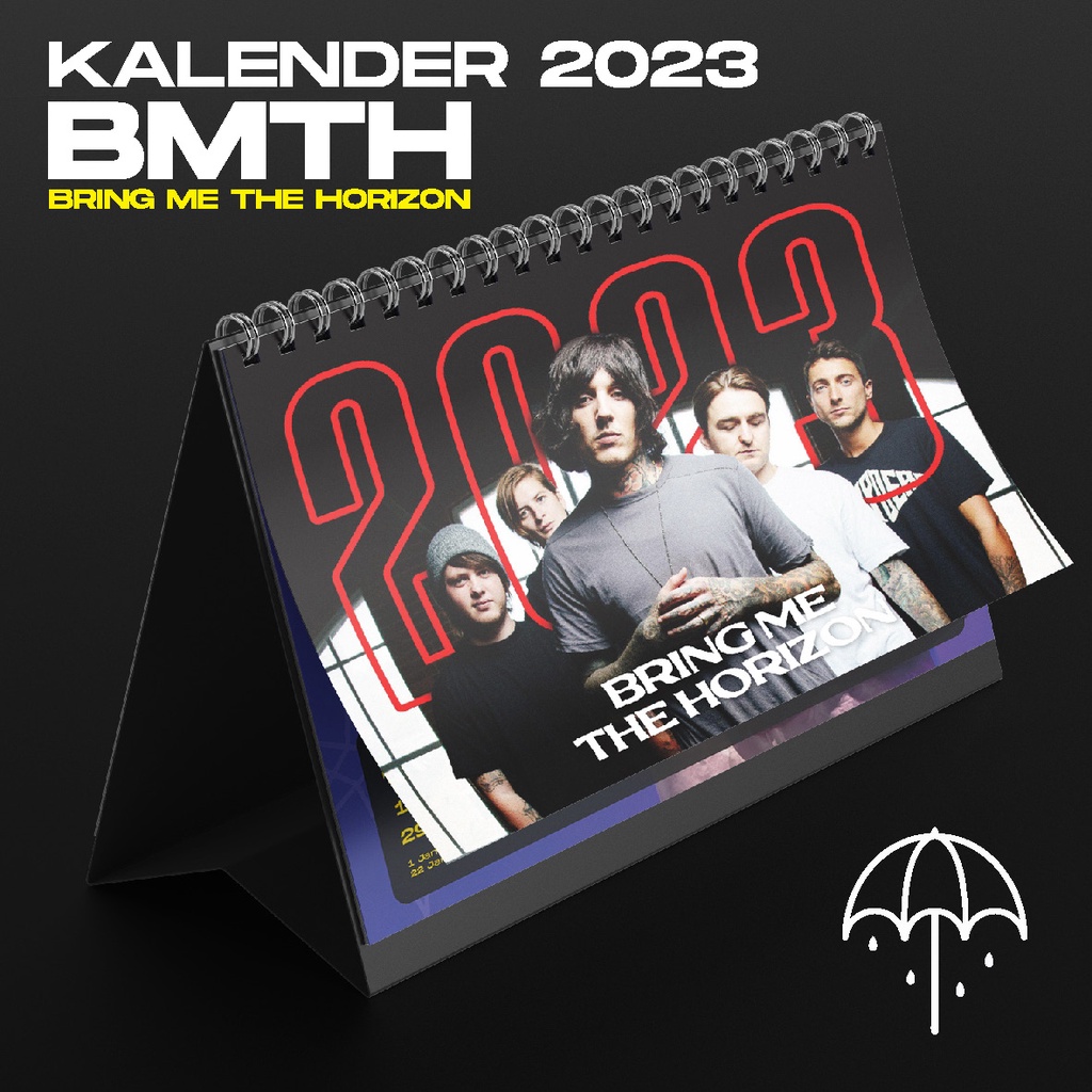 

Kalender BAND - Kalender BMTH - Bring Me The Horizon - Kalender Duduk/Meja 2023