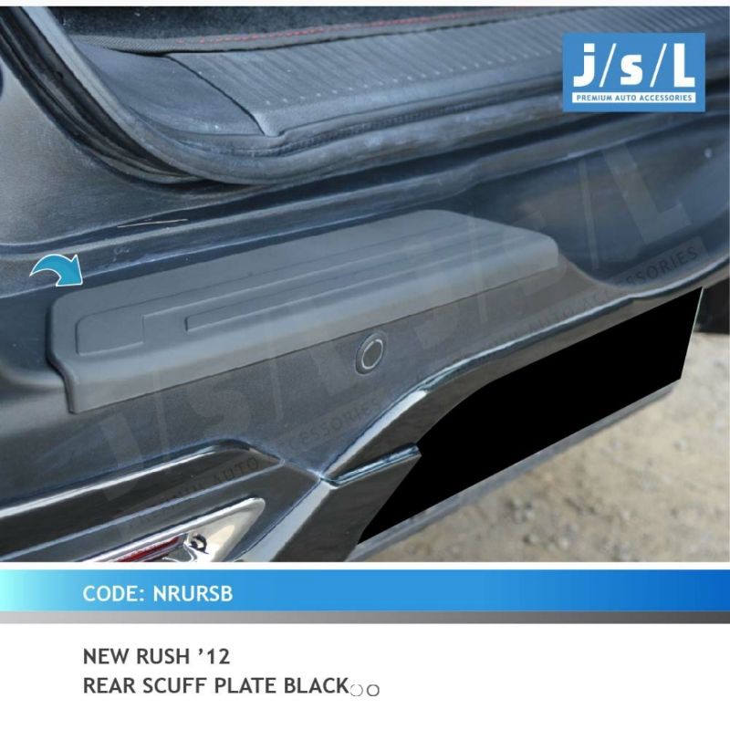 sillplate samping new Rush 2012 hitam jsl