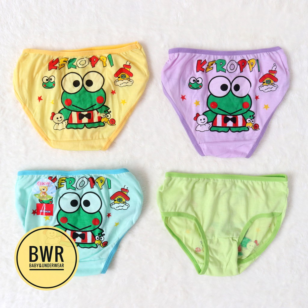 [ 3pc ] CD Essen Kids / Celana Dalam Anak Cewek Perempuan Motif Karekter CD Anak Murah - Bwr