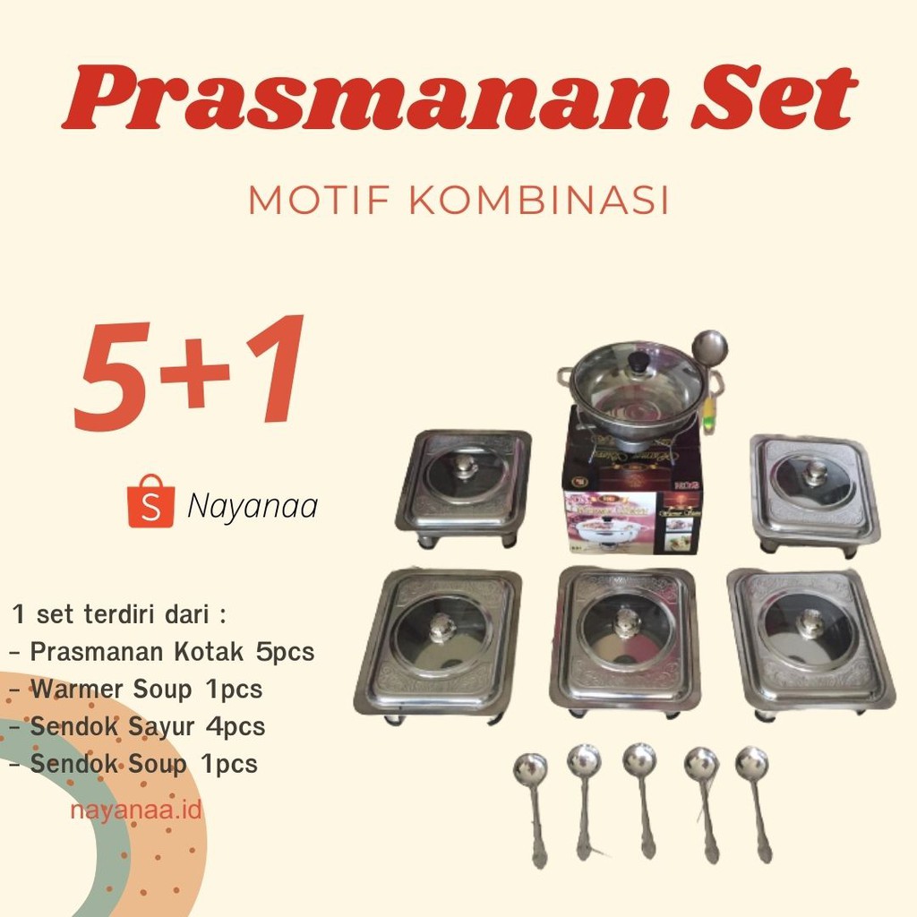 SALE 8.8 !!! PRASMANAN SET - PRASMANAN STAINLESS