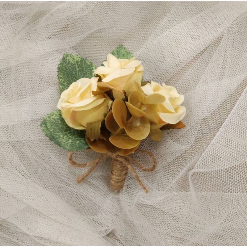 Corsage Korsage Korsase Boutonniere Hiasan Jas Pengantin Pernikahan Bridesmaid Groomsmen