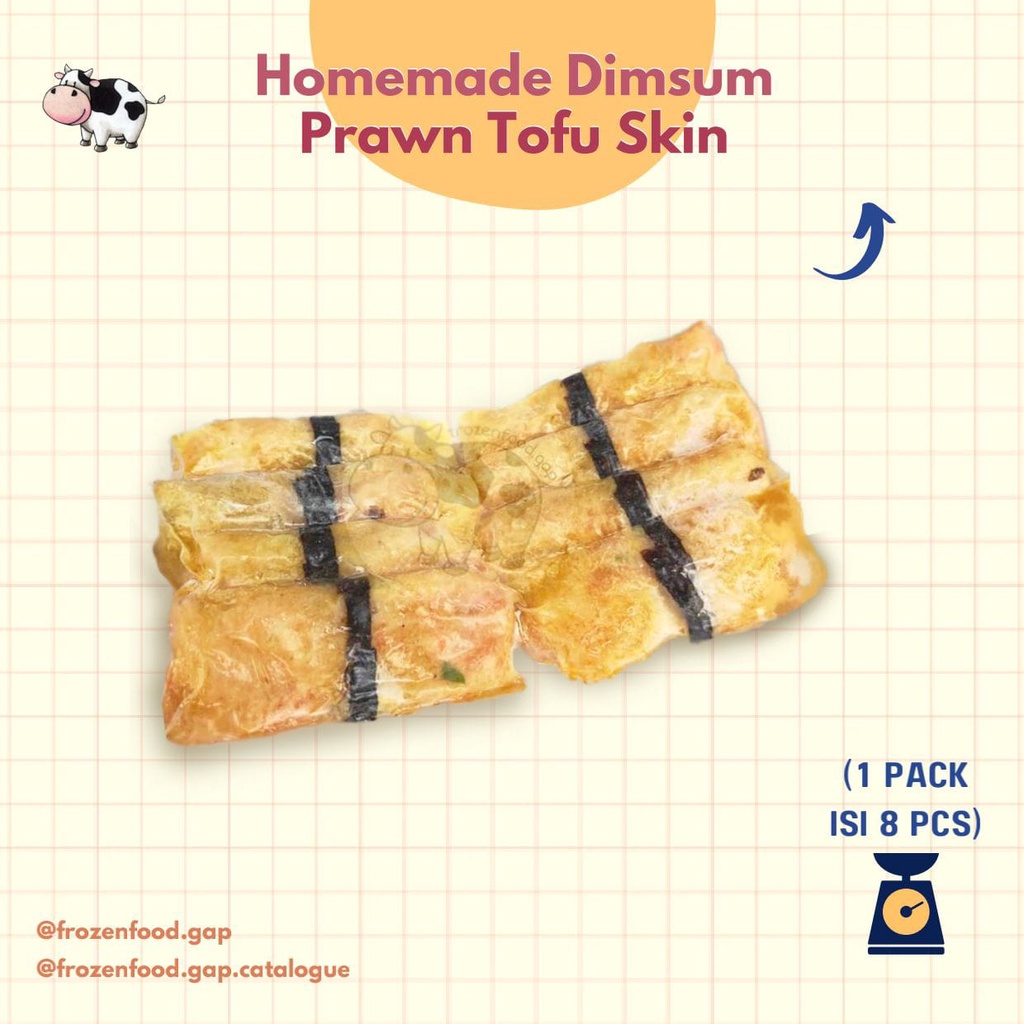 

HOMEMADE DIMSUM | PRAWN TOFU SKIN | FROZENFOOD.GAP