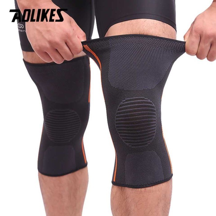 Sepasang Pelindung Lutut Knee Pad AOLIKES1 Pasang Size L Sport