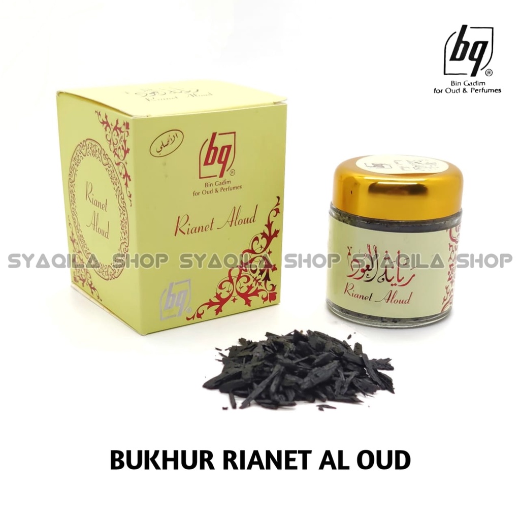 Bukhur Rianet Aloud Bin Gadim BQ Buhur Rianed Al Oud Dupa Kayu Menyan Gahru Arab Original Saudi 30 Gram