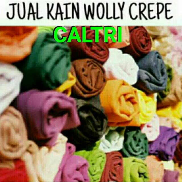 Kain wolly crepe