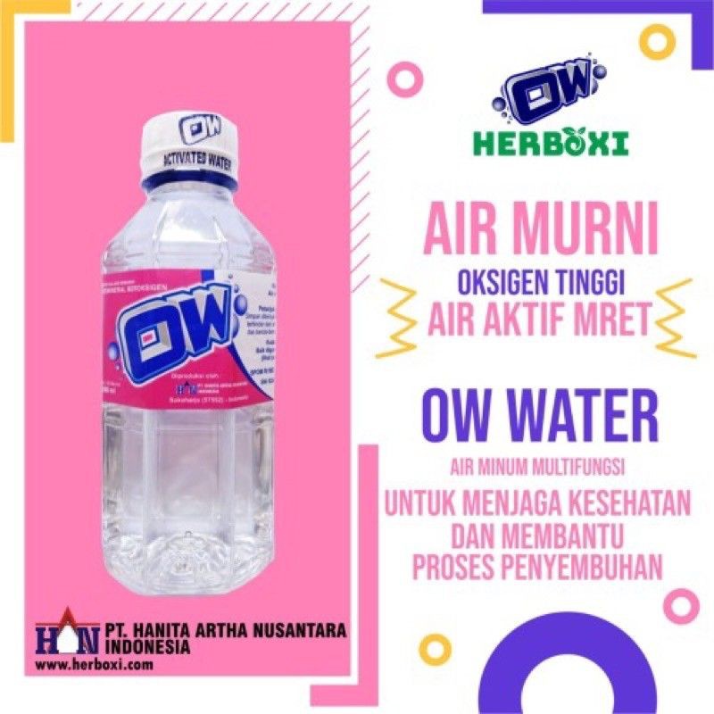 

Air minum beroksigen OW Water 288 herboxi