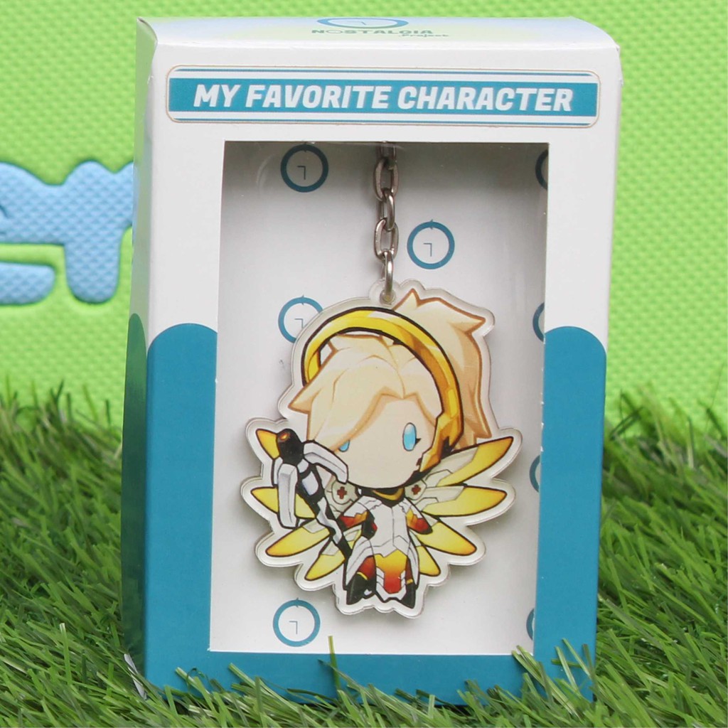 Gantungan Kunci Game Karakter Mercy - Overwatch