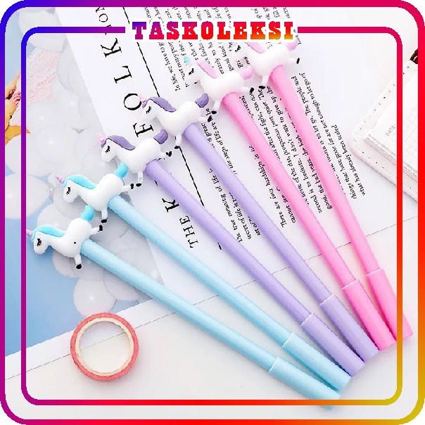 ☛TK☚ R207 PENA UNICORN FULL BODY PENA KARAKTER UNICORN PULPEN UNICORN