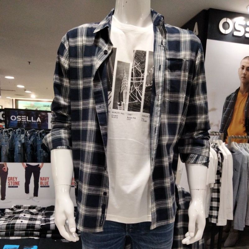 KEMEJA PRIA OSELLA ORIGINAL 100%