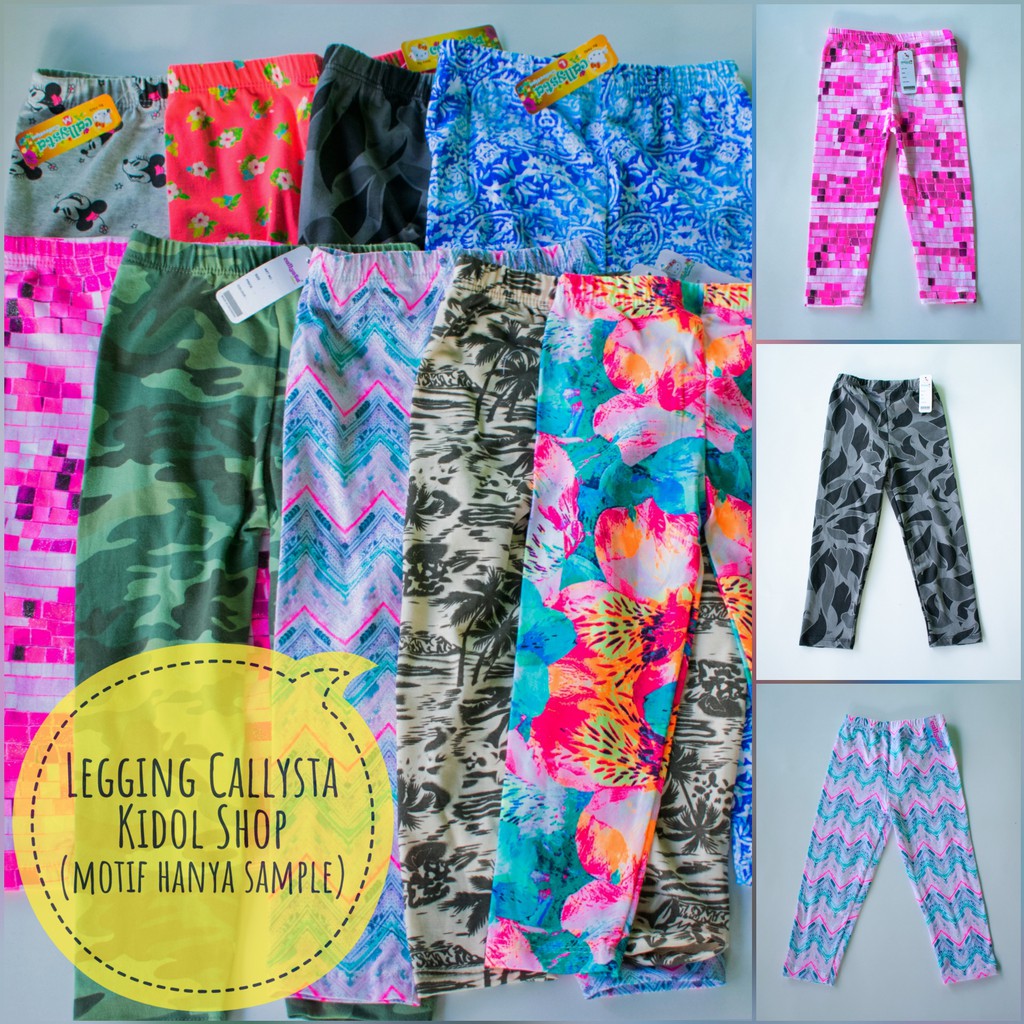 TERMURAH..Legging Anak Callysta Motif Grosir