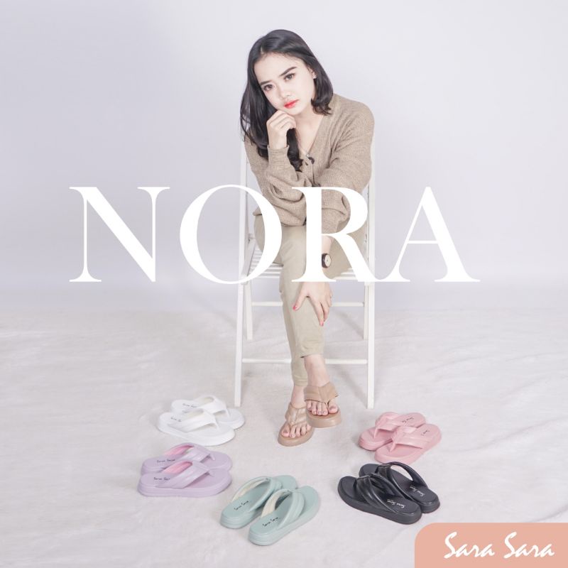 sandal sara sara nora/sandal wanita sara sara nora