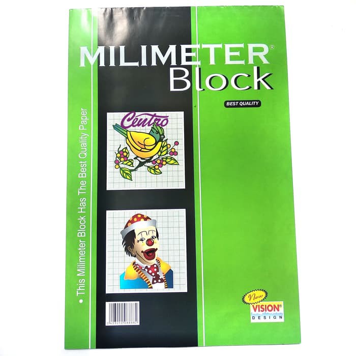 Order Langsung Milimeter Block Ukuran A4 Buku Blok Graph Paper Pad Murah