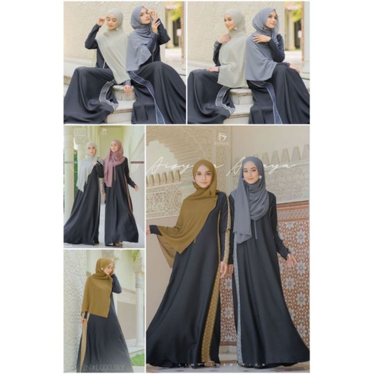 Gamis Pashmina Aisywa Dress by Dinda