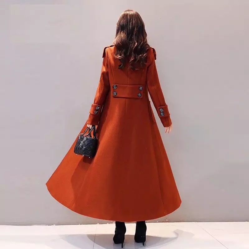 Coat Winter Korea Wanita Panjang Tebal untuk Musim Dingin