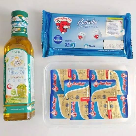 Paket MPASI Evoo Casa Di Oliva Anchor Unsalted Butter Keju Belcube