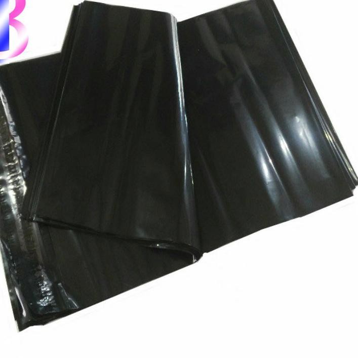 

Ready Banyak Kantong Plastik Packing 30x40cm Olshop HD 100pc Polymailer Lem Perekat Anti Plong Black