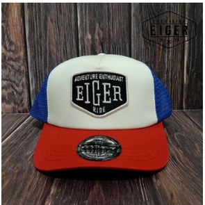 Topi Pria 𝗘𝗶𝗴𝗲𝗿1989 Retro Adventure 4723 Red Topi Daily Pria Original ARS