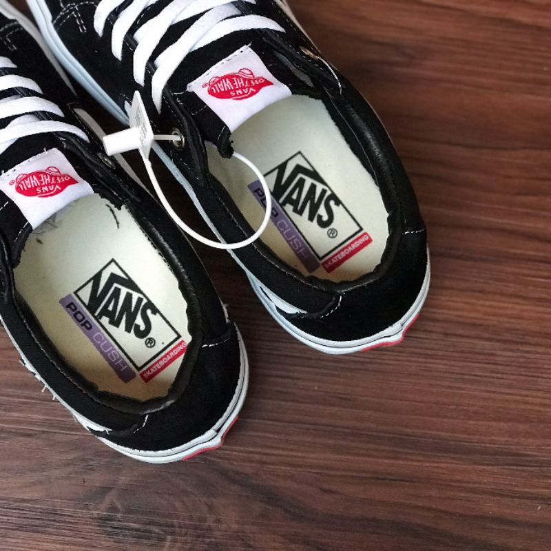 Vans sk8 low pro black white