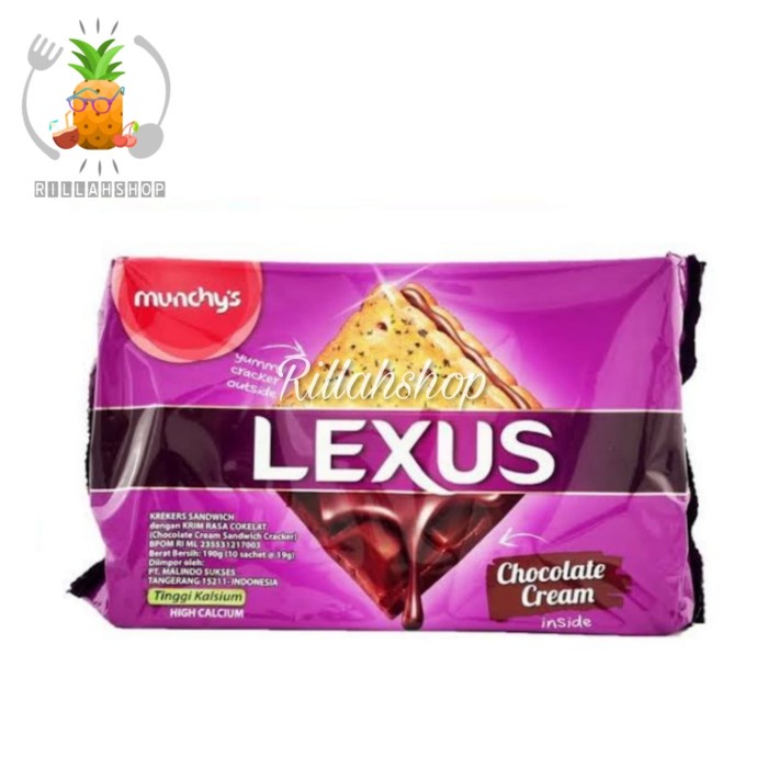 

Munchy's Lexus Kreker Coklat 10x19g