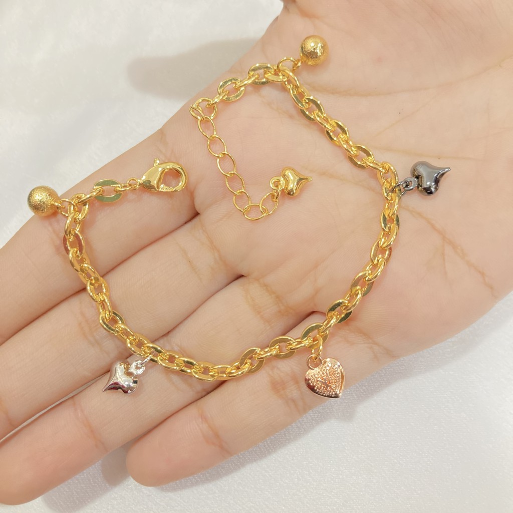 Gelang Jurai Mainan Bola Aksesoris Perhiasan Lapis Emas
