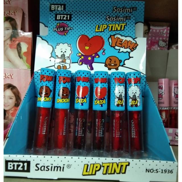 Lip tint sasimi BT21 No.S 1936 ecer