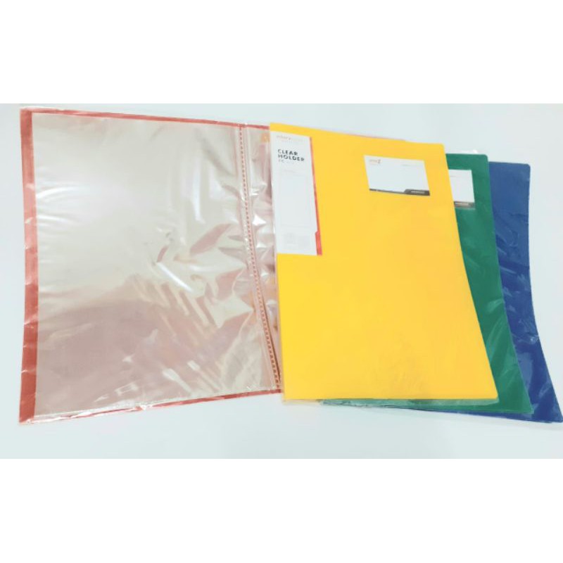 

clear holder/pocket folder/display book isi 20