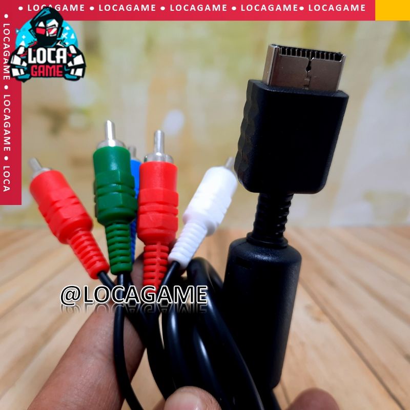 KABEL KOMPONEN | CABLE COMPONENET AV Playstation PS2 PS3