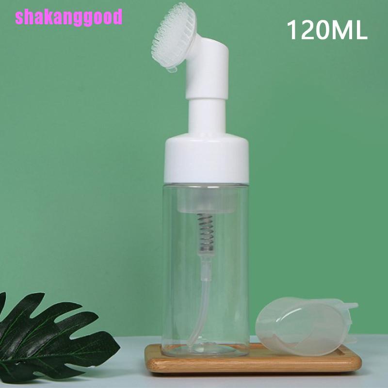 Botol Dispenser Sabun Lotion Busa Model Pompa Transparan Ukuran 120ml