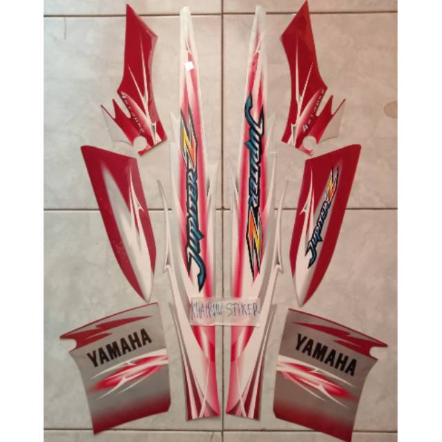 Striping stiker Lisebody Polet standar jupiter z burhan 2007 2008 07 08 merk AJS termurah