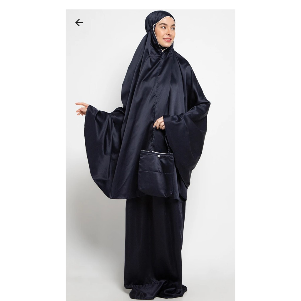 Mukena Cantik Zammira Bahan Satin (100% ORIGINAL) free tuspin cantik