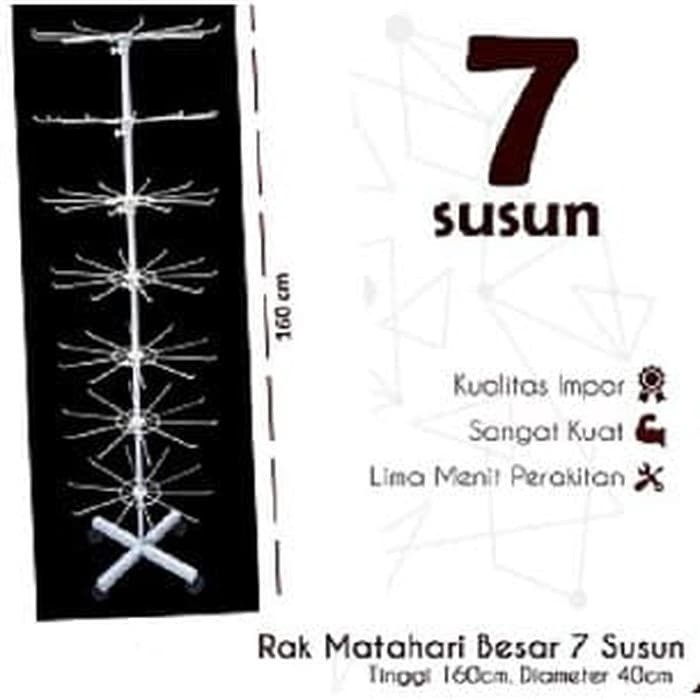 Gantungan Matahari 7 Susun.bahan besi