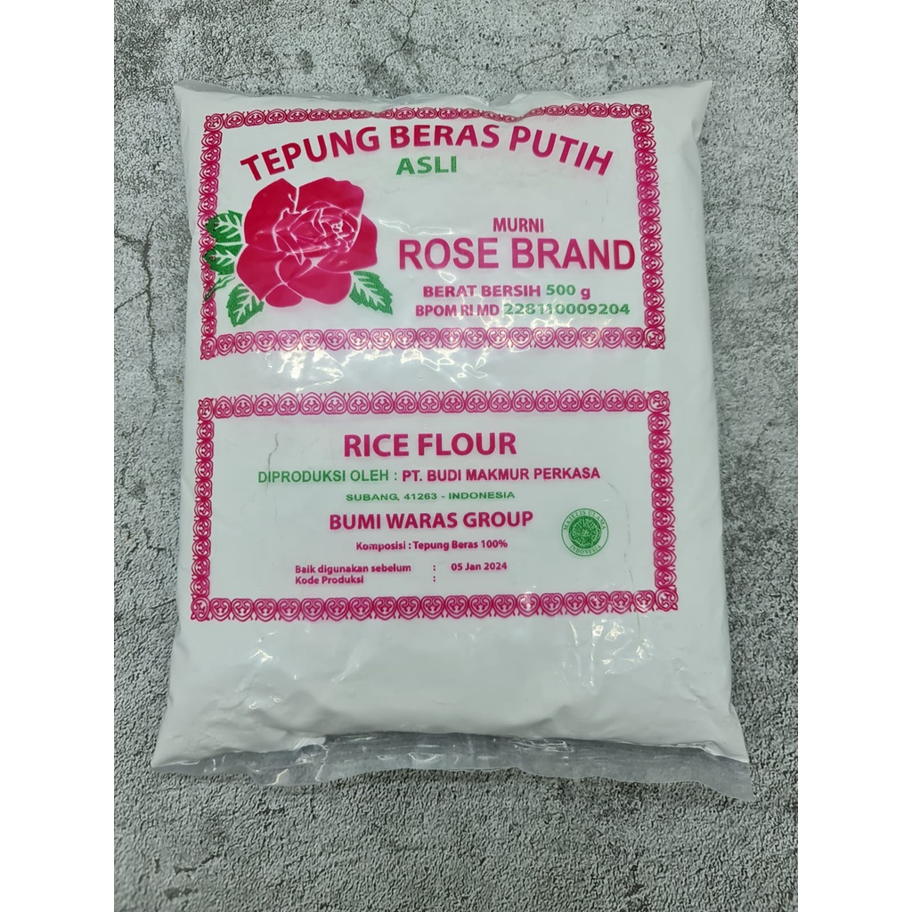 

Tepung Beras Rose Brand 500gr