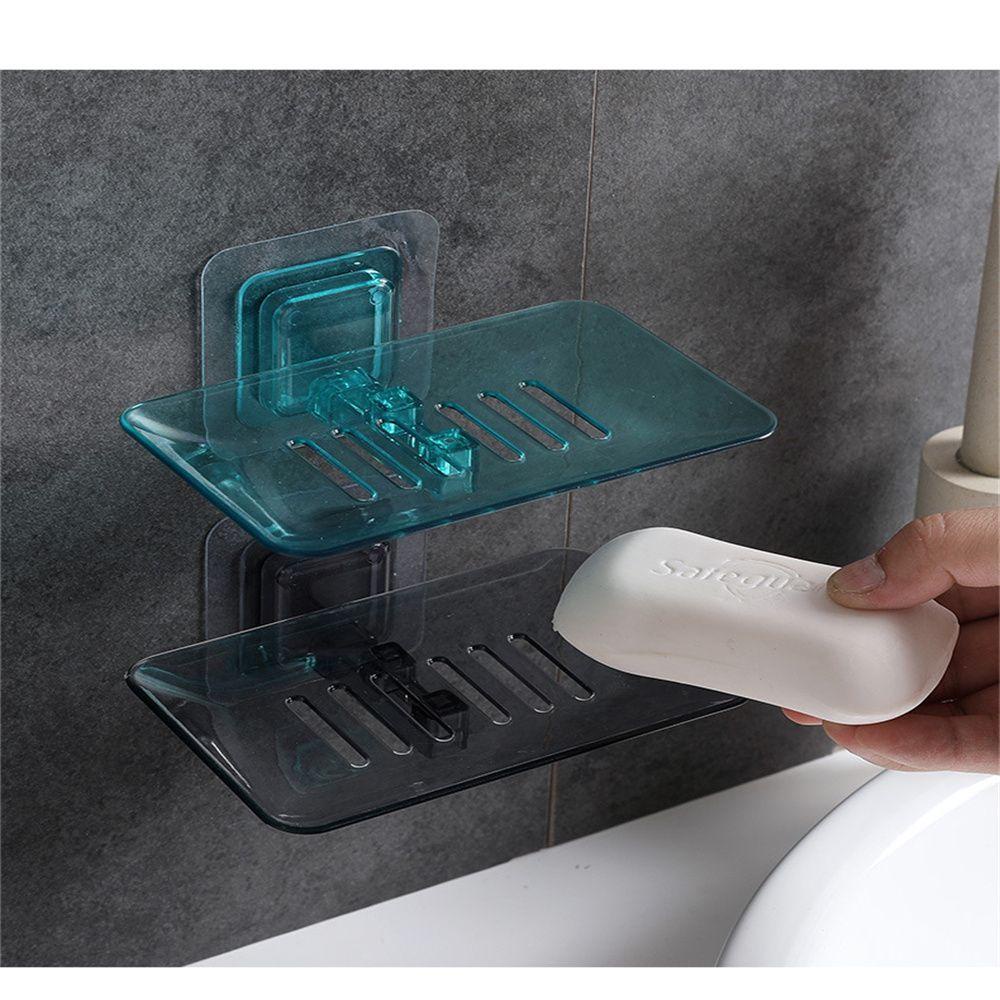 Solighter Tempat Sabun Penyimpanan Draining Rack Shower Soap Dish