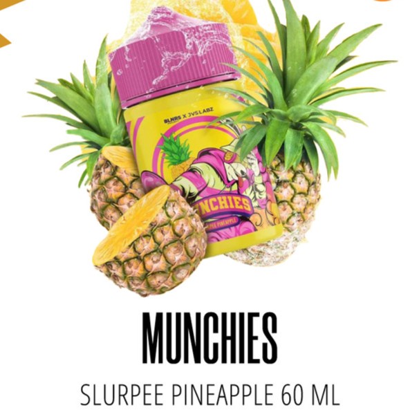 MUNCHIES V5 SLURPEE PINEAPPLE 60ML BY BLNRS X JVS LABZ