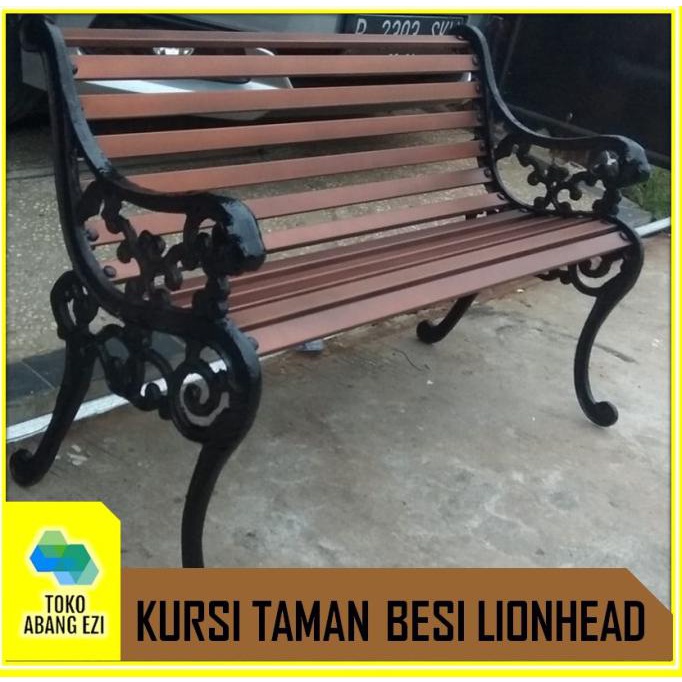 Kursi Taman /Kursi Teras Besi Cor Dudukan Holo Galvanis 100Cm Htm-Cklt Q4_Zs2Syri