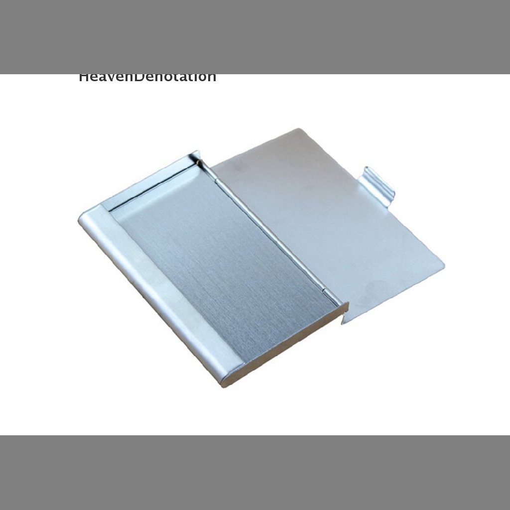 (Heavendenotation) Kotak Holder Kartu Kredit / Id Bahan Stainless Steel