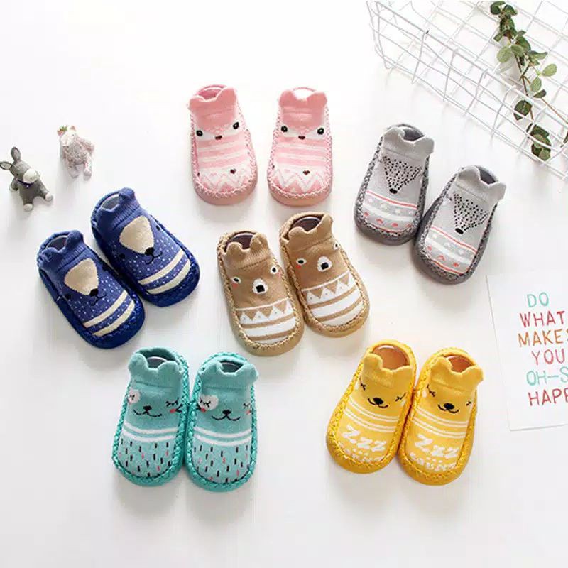 Sepatu Bayi Prewalker kaos kaki anti slip -Bonanza