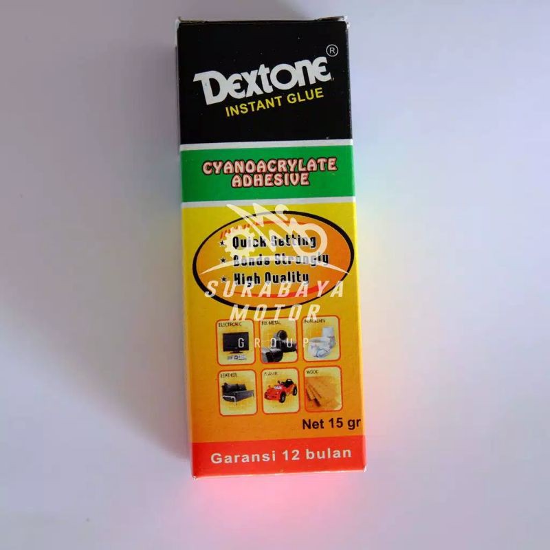 Lem Dextone Instant Glue Kayu/Plastik/Besi/Baja