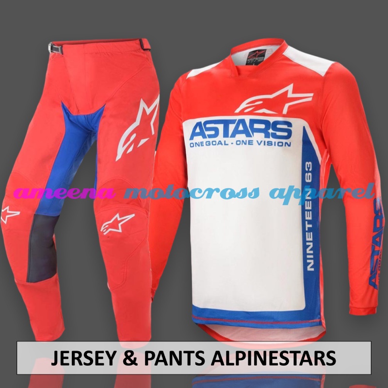 Jersey Custom Nama - Jerseyset Stelan - Jersey Celana Motocross - Jerseyset Stelan - Jersey Trail - Jersey Pants MX Adventure - Jersey Premium -AS031