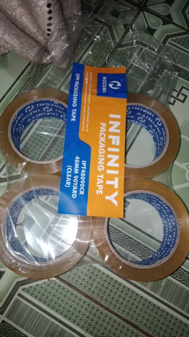 Lakban Bening 48mm X 90 Yard Nozomi Infinity