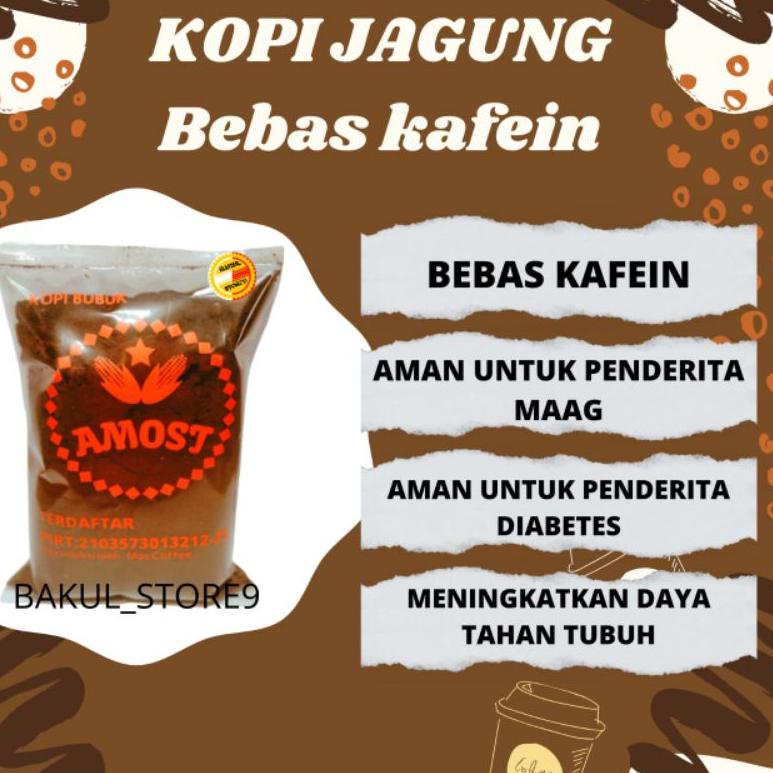 

Diskon Promo❁➵ Kopi Bubuk Cap Amost Kopi Jagung Murni Bebas Kafein Aman Untuk Maag Diabetes Darah Tinggi 250Gr 91