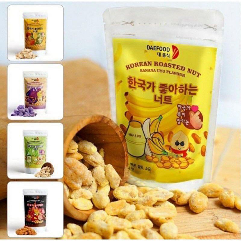 

Snack Korea NAGIH Daefood Roasted Nut - All Variant (Camilan Viral / Zaman Now)