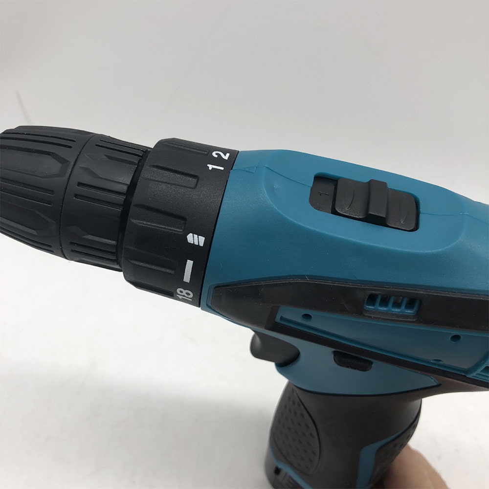 Solade Bor Listrik Cordless Screwdriver Drill Adjustable Speed 12V - SL01 - Blue