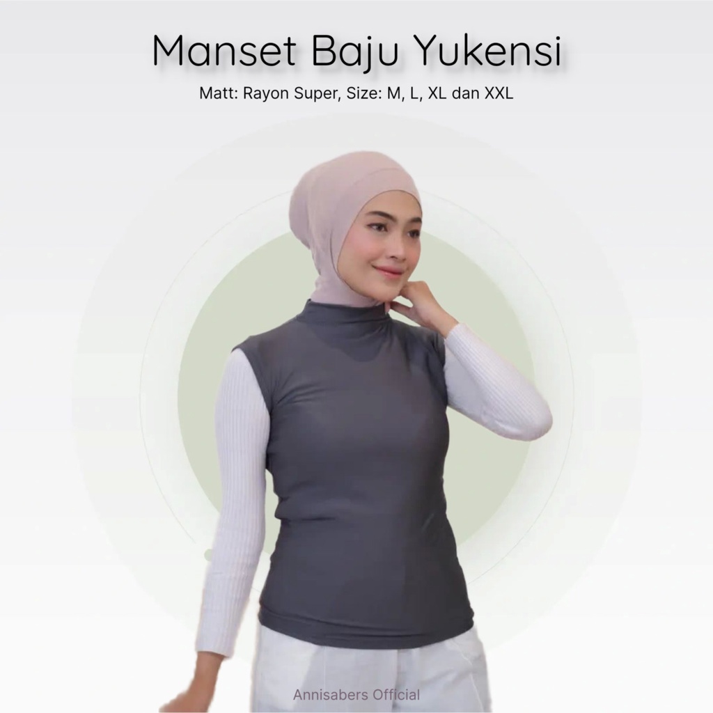 Manset Yukensi / Buntung / Tanpa Lengan / Manset Lekbong Polos Warna Size L, XL dan XXL &quot;READY STOK&quot;