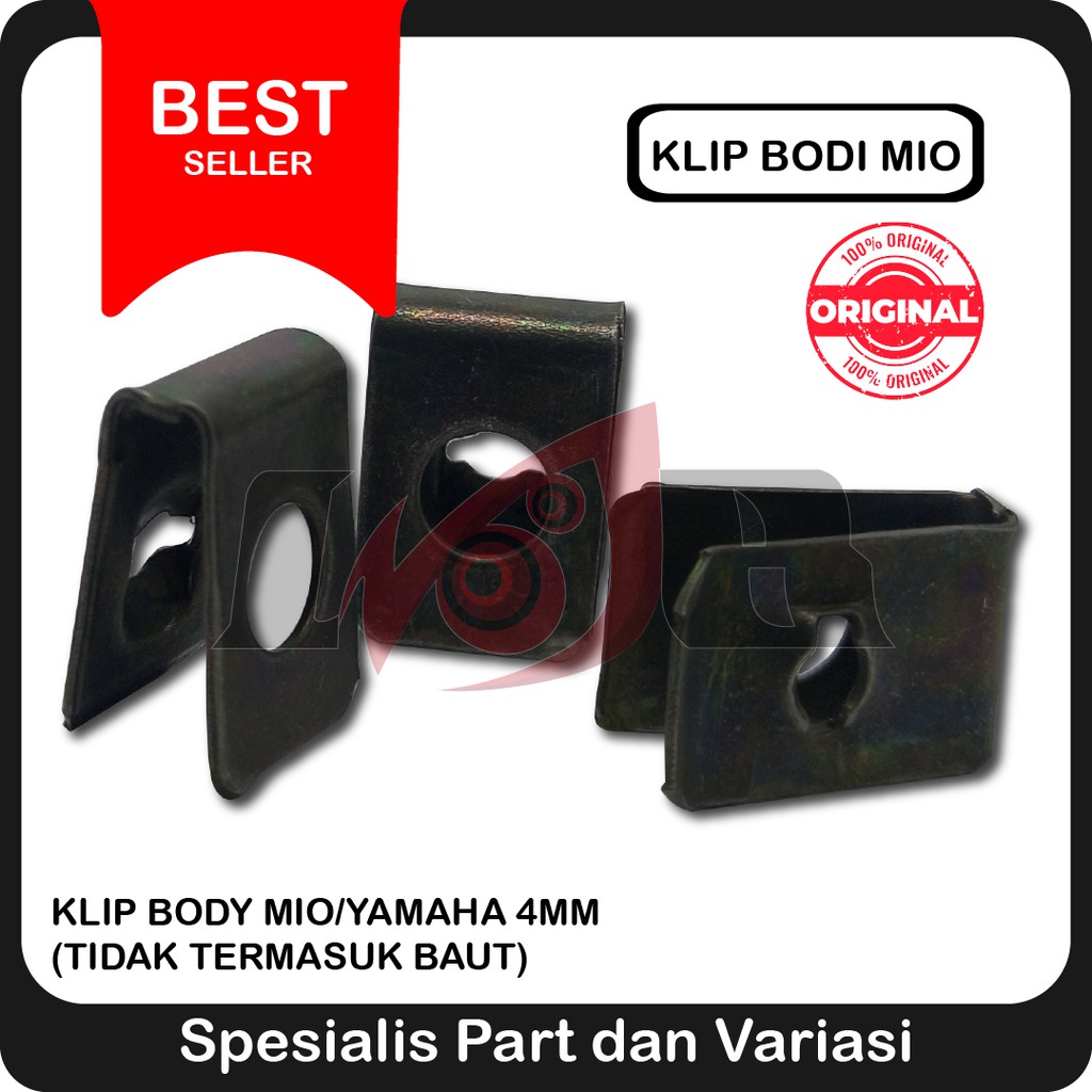 Klip Mio 4mm Clip Only Belum Termasuk Baut Motor Yamaha